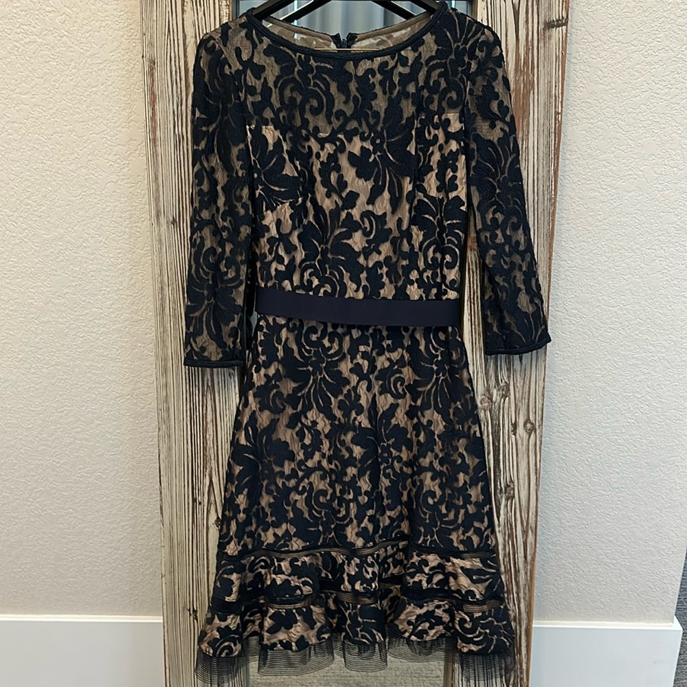 Tadashi Shoji Kennedy Embroidered Lace Dress